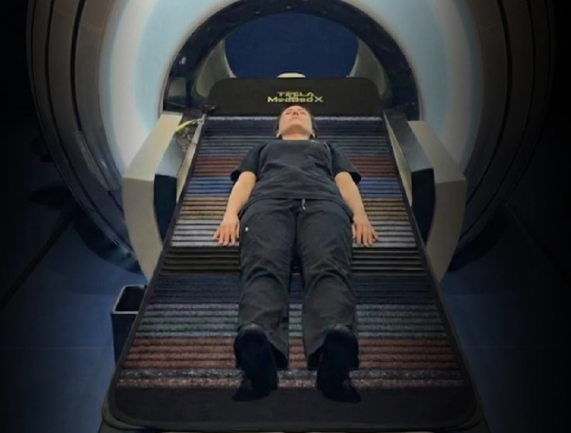 A conceptual representation of advanced wellness-focused sleep technology.